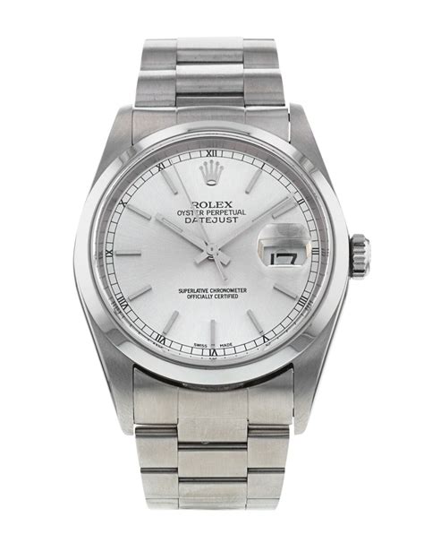 16200 rolex datejust|Rolex Datejust 16200 in Edelstahl .